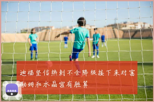 迪福坚信热刺不会降级接下来对富勒姆和水晶宫有胜算